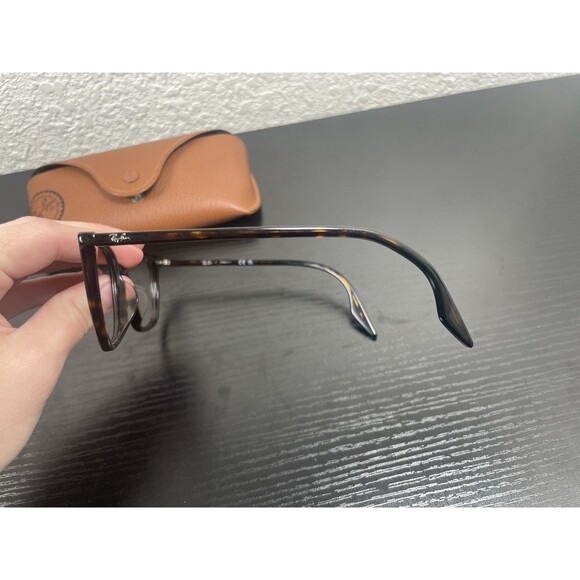 Ray Ban RB5406F 2012 Havana Square Unisex Full Rim 54-18-150mm Eyeglasses Frames - Picture 3 of 8